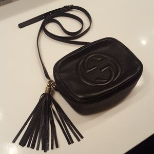 Gucci Leather Crossbody - Black